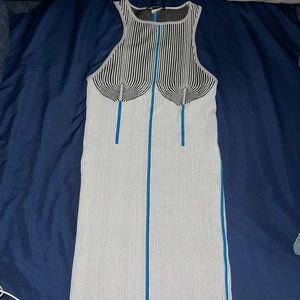 Zara seamless jacquard dress